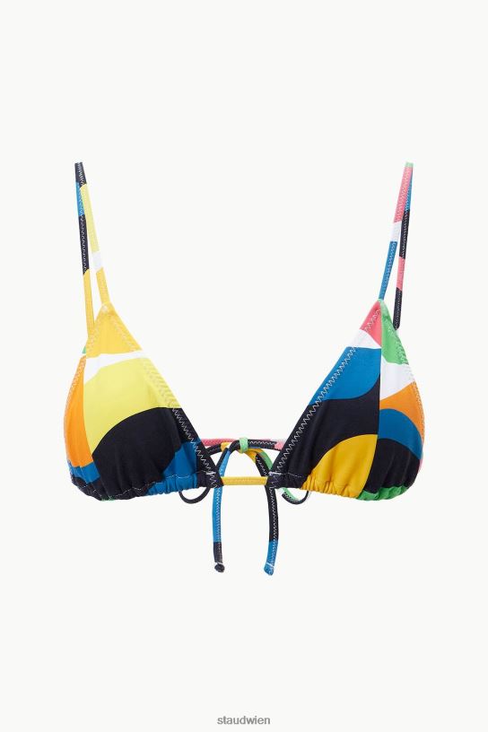 Frauen Alexis Triangel-Oberteil Marmorwelle 466Z662 STAUD Kleidung