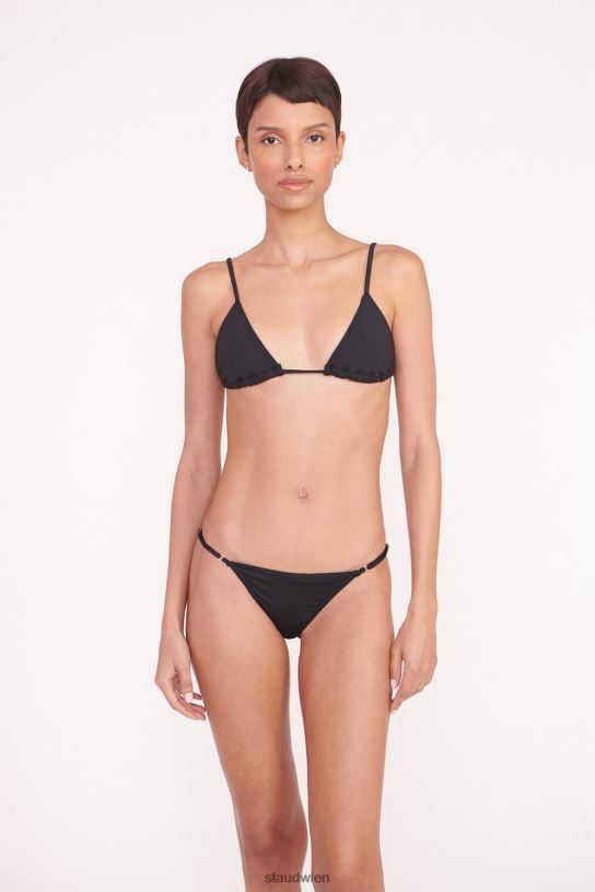 Frauen Alexis Triangel-Oberteil Schwarz 466Z663 STAUD Kleidung