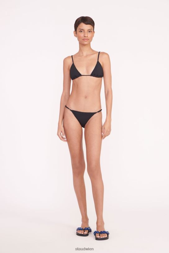 Frauen Alexis Triangel-Oberteil Schwarz 466Z663 STAUD Kleidung