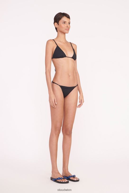 Frauen Alexis Triangel-Oberteil Schwarz 466Z663 STAUD Kleidung