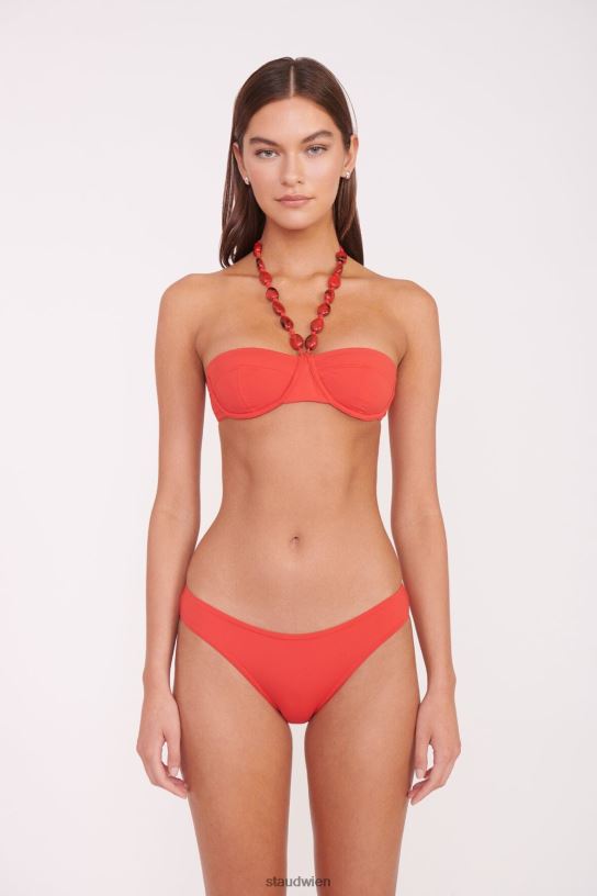 Frauen Gemma-Bikiniunterteil Rubin 466Z675 STAUD Kleidung