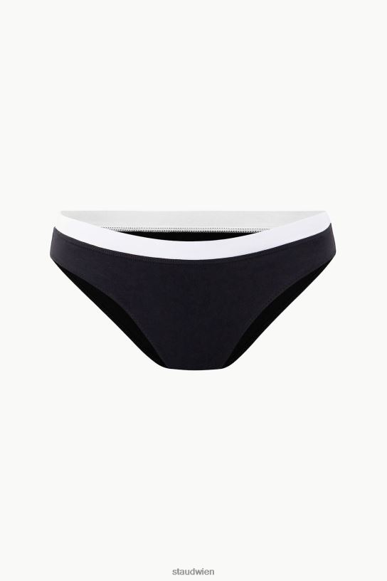 Frauen Gemma-Bikiniunterteil Schwarz-Weiss 466Z671 STAUD Kleidung