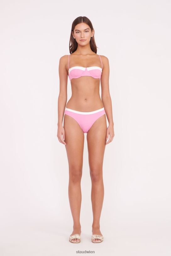 Frauen Gemma-Bikiniunterteil korallenrosa weiß 466Z673 STAUD Kleidung