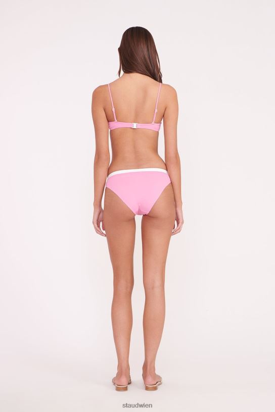 Frauen Gemma-Bikiniunterteil korallenrosa weiß 466Z673 STAUD Kleidung