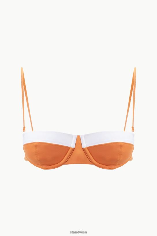 Frauen Jo Balconette-Bikinioberteil Nektarinenweiß 466Z648 STAUD Kleidung