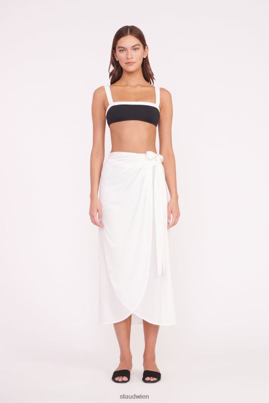 Frauen Liv Bikinioberteil Schwarz-Weiss 466Z642 STAUD Kleidung