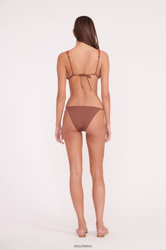 Frauen Olivia-Triangel-Oberteil mit Perlen Nelke 466Z705 STAUD Kleidung