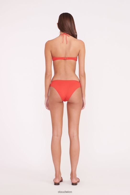 Frauen Sydney-Perlen-Bikinioberteil Rubin 466Z714 STAUD Kleidung