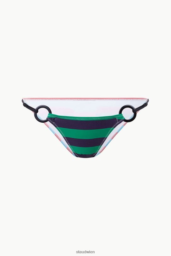 Frauen Vivi-Bikiniunterteil Cabana Stripe Multi 466Z738 STAUD Kleidung