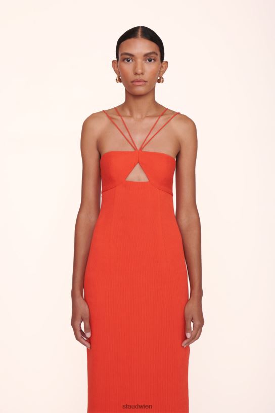 Frauen Gianna-Kleid Papaya 466Z1049 STAUD Braut-