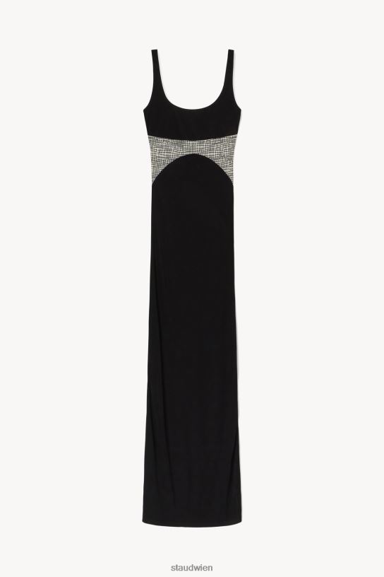 Frauen Laylani-Kleid Schwarz/Meeresnetz 466Z1051 STAUD Braut-