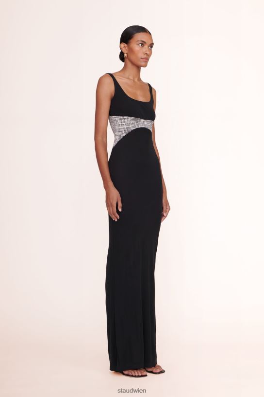 Frauen Laylani-Kleid Schwarz/Meeresnetz 466Z1051 STAUD Braut-
