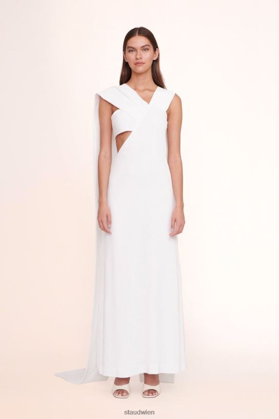 Frauen Titankleid Weiss 466Z1050 STAUD Braut-
