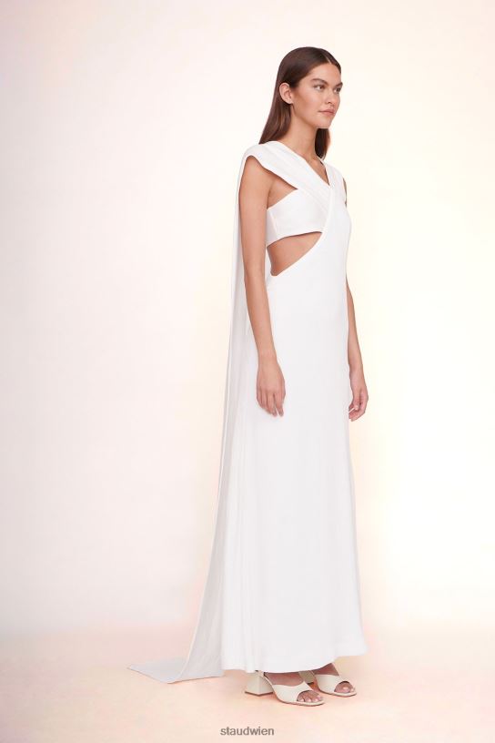 Frauen Titankleid Weiss 466Z1050 STAUD Braut-