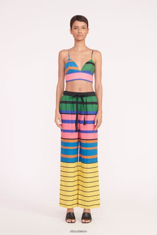 Frauen Alize Hose Formentera-Streifen 466Z514 STAUD Kleidung