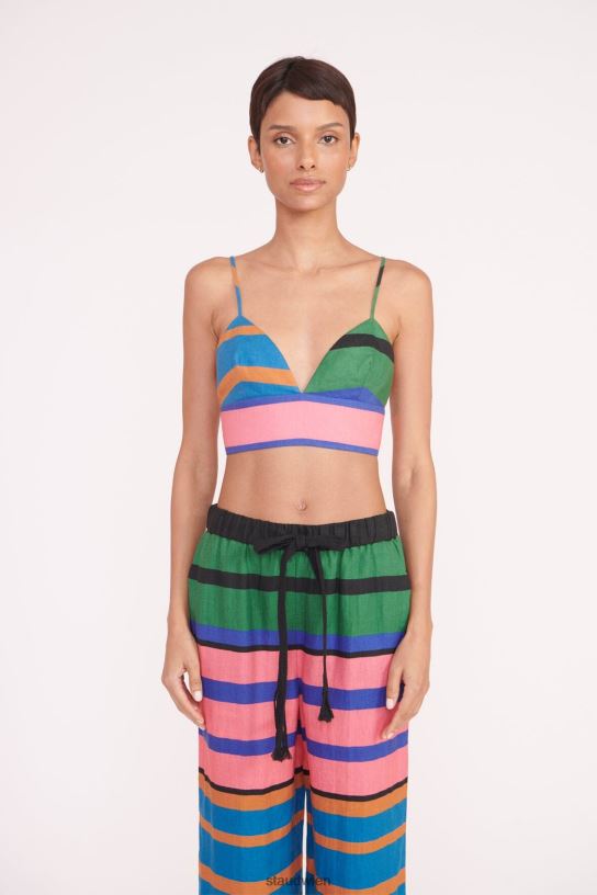 Frauen Alize Hose Formentera-Streifen 466Z514 STAUD Kleidung