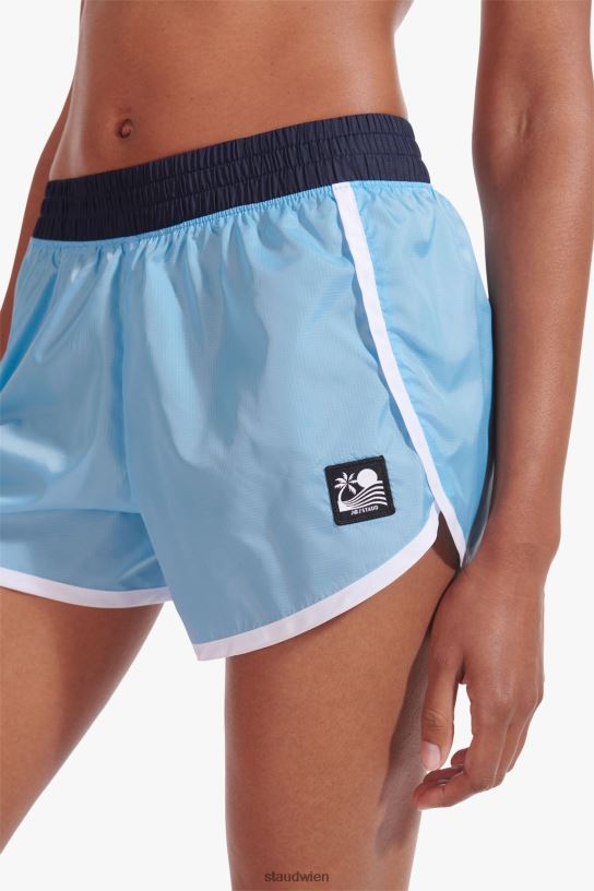 Frauen Nylon läuft kurz Alaska-Blau 466Z565 NB X STAUD Kleidung