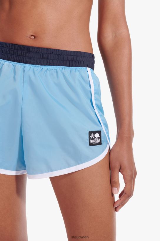 Frauen Nylon läuft kurz Alaska-Blau 466Z565 NB X STAUD Kleidung
