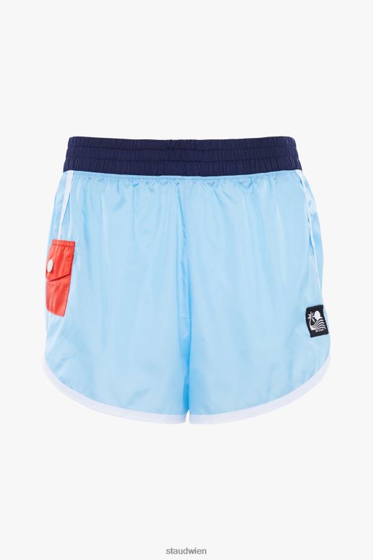Frauen Nylon läuft kurz Alaska-Blau 466Z565 NB X STAUD Kleidung