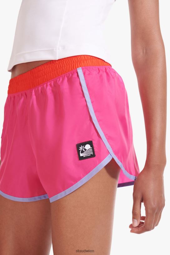 Frauen Nylon läuft kurz Fuchsie 466Z566 NB X STAUD Kleidung