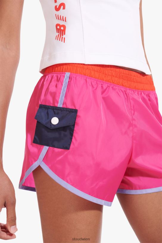 Frauen Nylon läuft kurz Fuchsie 466Z566 NB X STAUD Kleidung