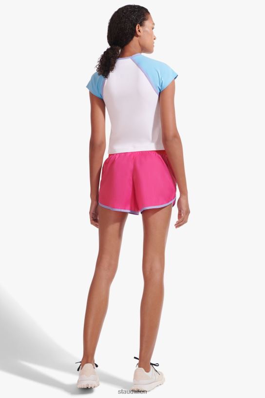 Frauen Nylon läuft kurz Fuchsie 466Z566 NB X STAUD Kleidung