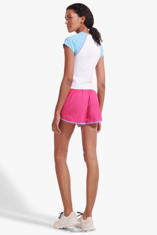 Frauen Nylon läuft kurz Fuchsie 466Z566 NB X STAUD Kleidung