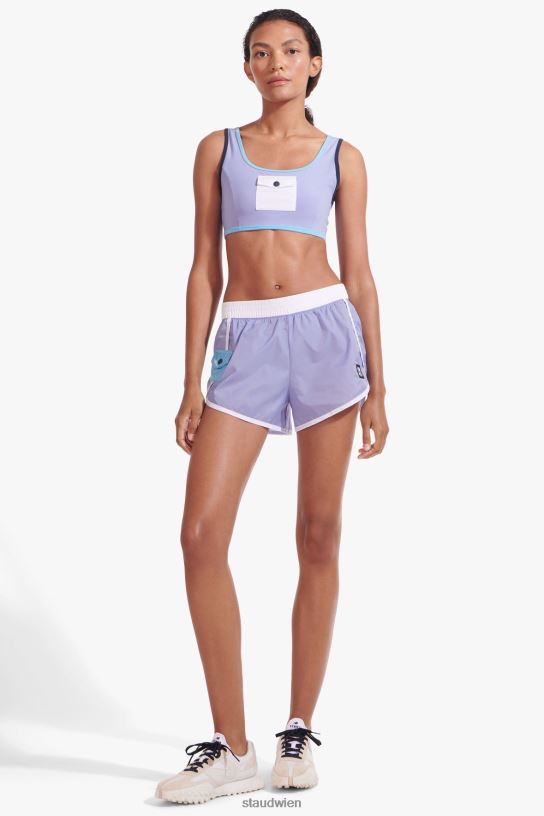 Frauen Nylon läuft kurz Galaxie lila 466Z567 NB X STAUD Kleidung