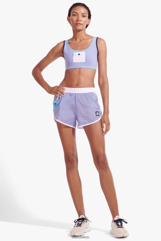 Frauen Nylon läuft kurz Galaxie lila 466Z567 NB X STAUD Kleidung