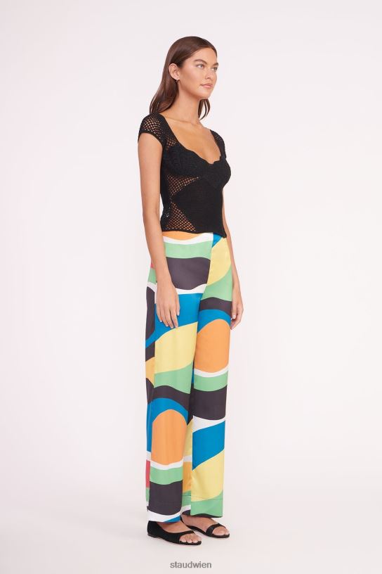 Frauen Oscar-Hose Marmorwelle 466Z507 STAUD Kleidung
