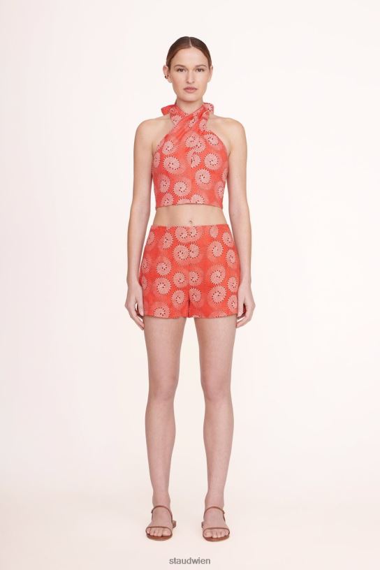 Frauen Oscar kurz Hibiskus-Whirlpool 466Z530 STAUD Kleidung