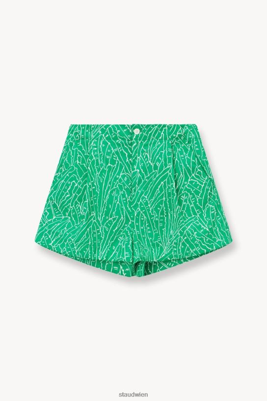 Frauen Zoey kurz grüne Palme 466Z511 STAUD Kleidung