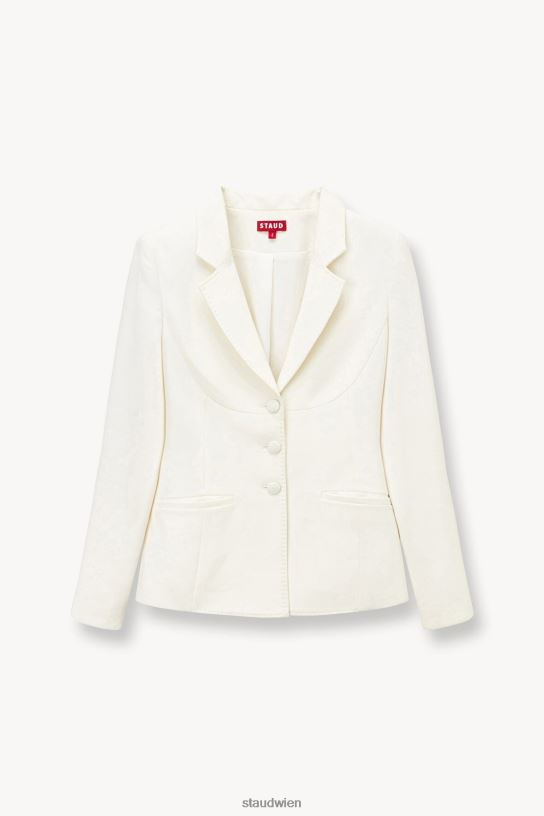 Frauen Carson-Blazer Elfenbein 466Z619 STAUD Kleidung