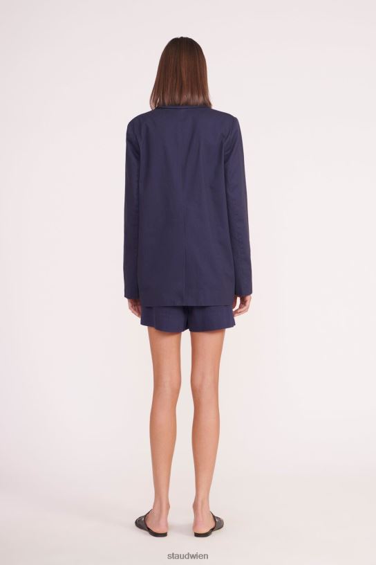 Frauen Maxwell-Blazer Marine 466Z612 STAUD Kleidung