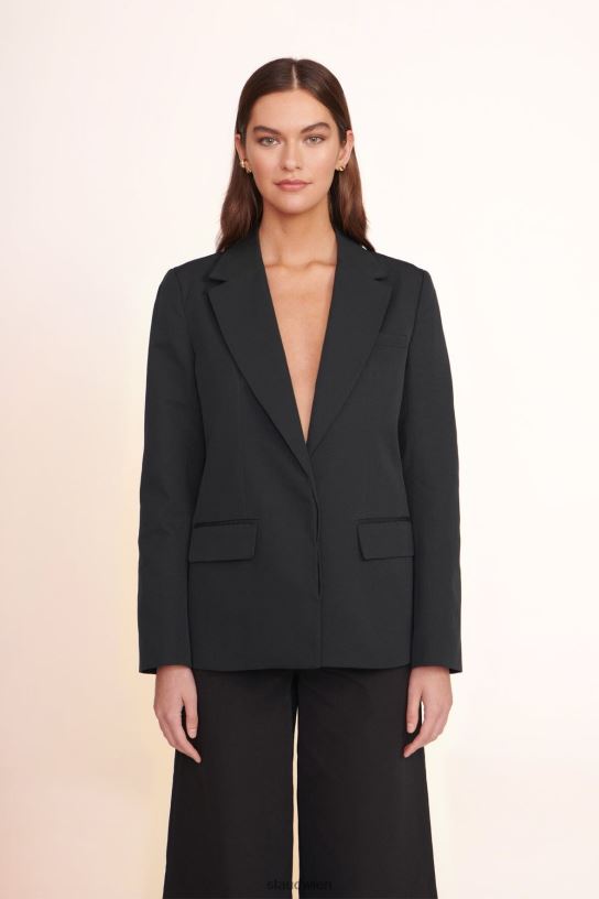Frauen Maxwell-Blazer Schwarz 466Z613 STAUD Kleidung