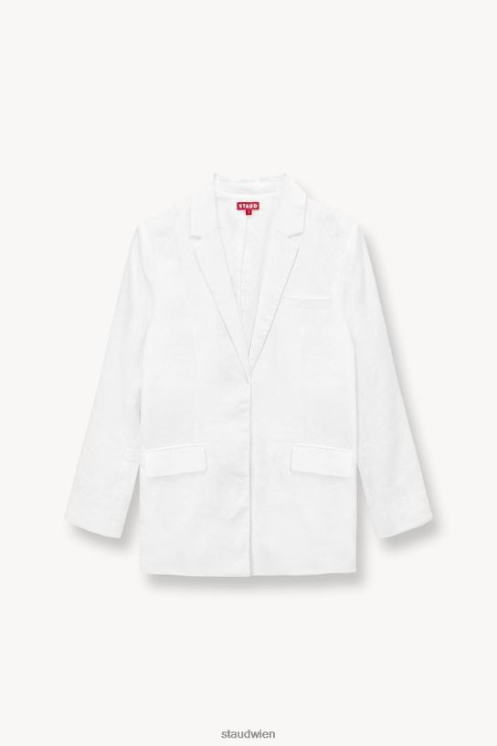 Frauen Maxwell-Blazer Weiss 466Z616 STAUD Kleidung