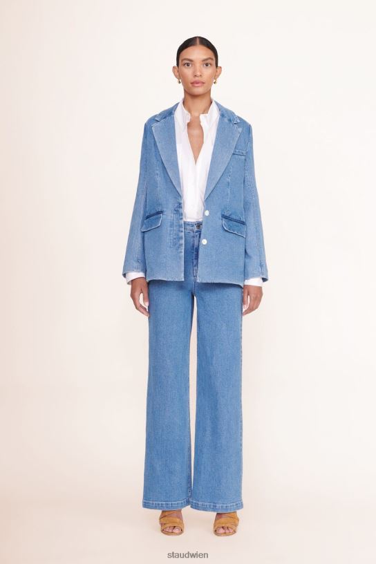 Frauen Maxwell-Blazer mittlere Wäsche 466Z614 STAUD Kleidung
