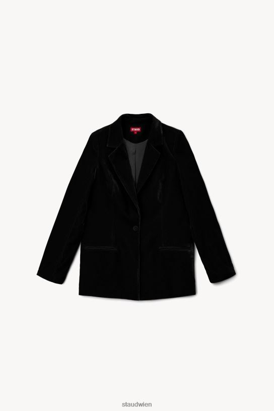 Frauen verrückter Blazer Schwarz 466Z625 STAUD Kleidung