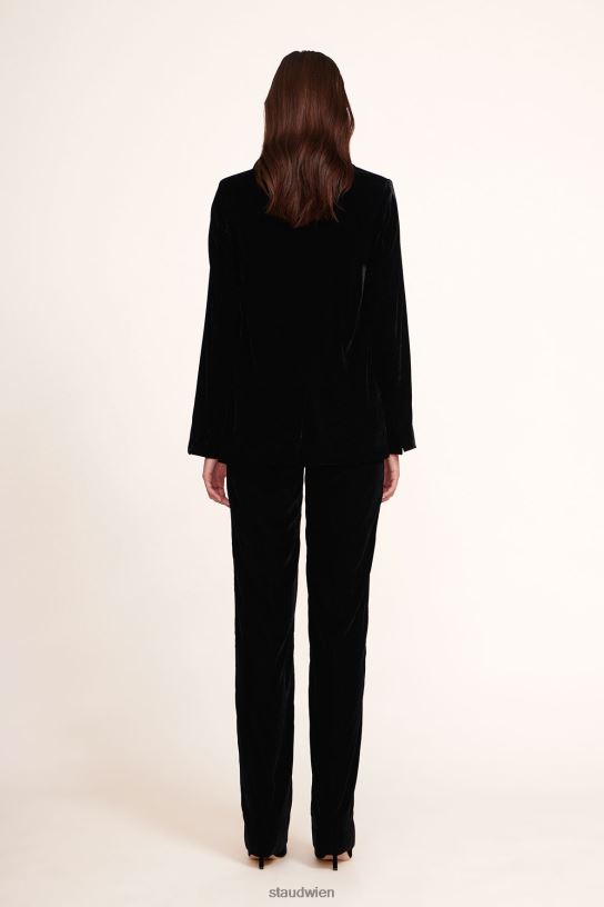 Frauen verrückter Blazer Schwarz 466Z625 STAUD Kleidung