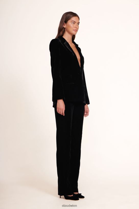 Frauen verrückter Blazer Schwarz 466Z625 STAUD Kleidung