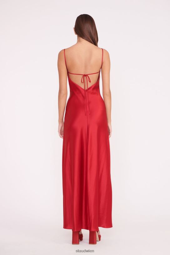Frauen Alexa-Kleid Rubin 466Z12 STAUD Kleidung