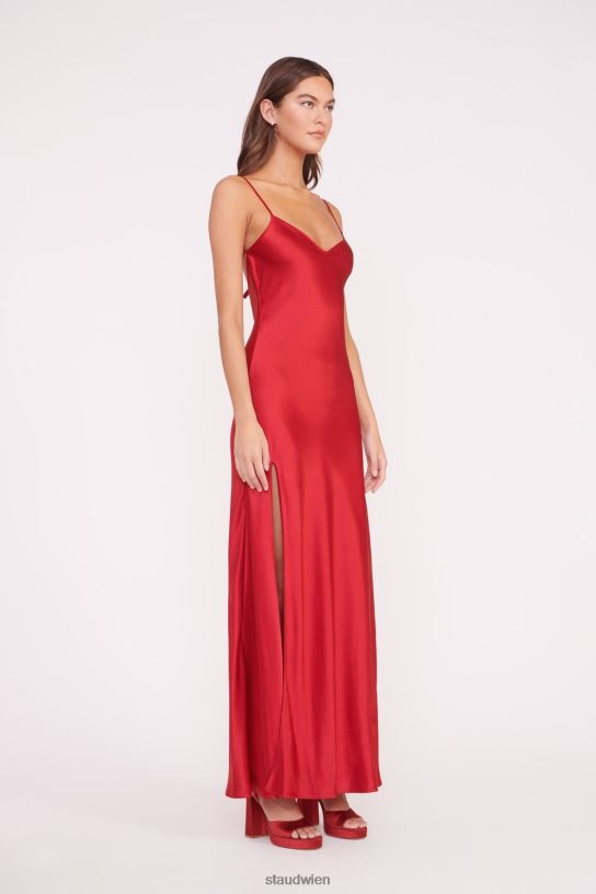 Frauen Alexa-Kleid Rubin 466Z12 STAUD Kleidung