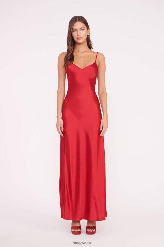 Frauen Alexa-Kleid Rubin 466Z12 STAUD Kleidung