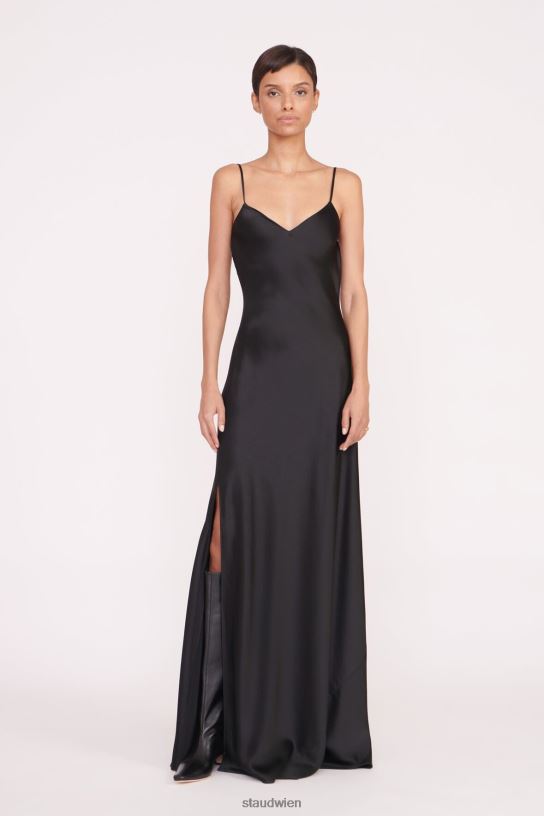 Frauen Alexa-Kleid Schwarz 466Z11 STAUD Kleidung