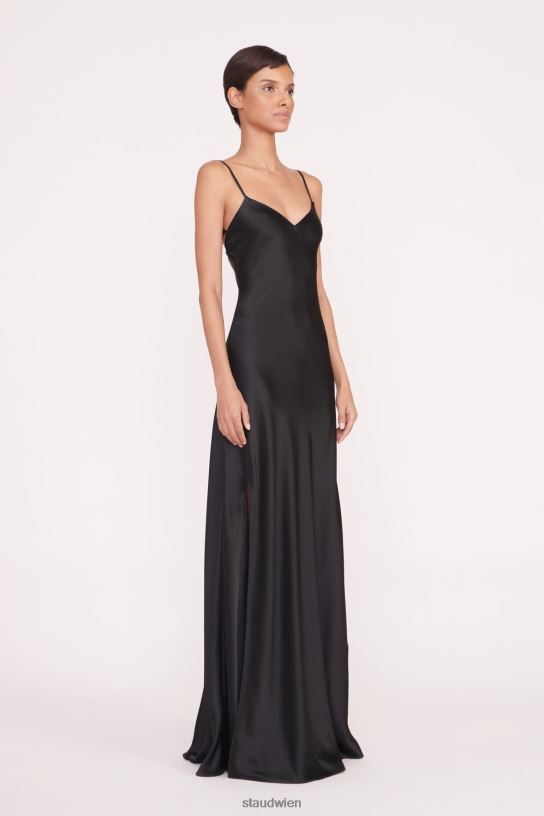 Frauen Alexa-Kleid Schwarz 466Z11 STAUD Kleidung
