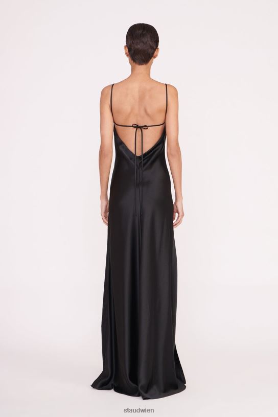 Frauen Alexa-Kleid Schwarz 466Z11 STAUD Kleidung