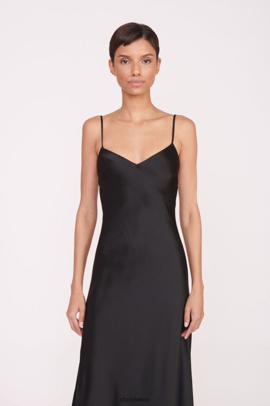 Frauen Alexa-Kleid Schwarz 466Z11 STAUD Kleidung