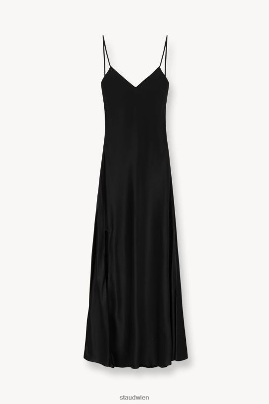 Frauen Alexa-Kleid Schwarz 466Z11 STAUD Kleidung