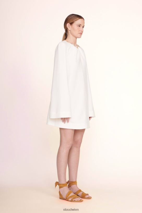Frauen Amanda-Kleid Elfenbein 466Z222 STAUD Kleidung