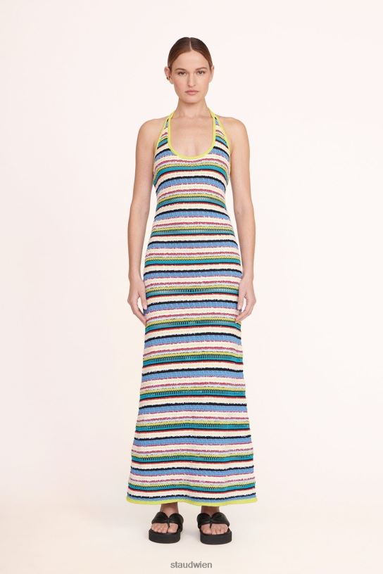 Frauen Annabella-Kleid Pazifisches Riff 466Z591 STAUD Kleidung
